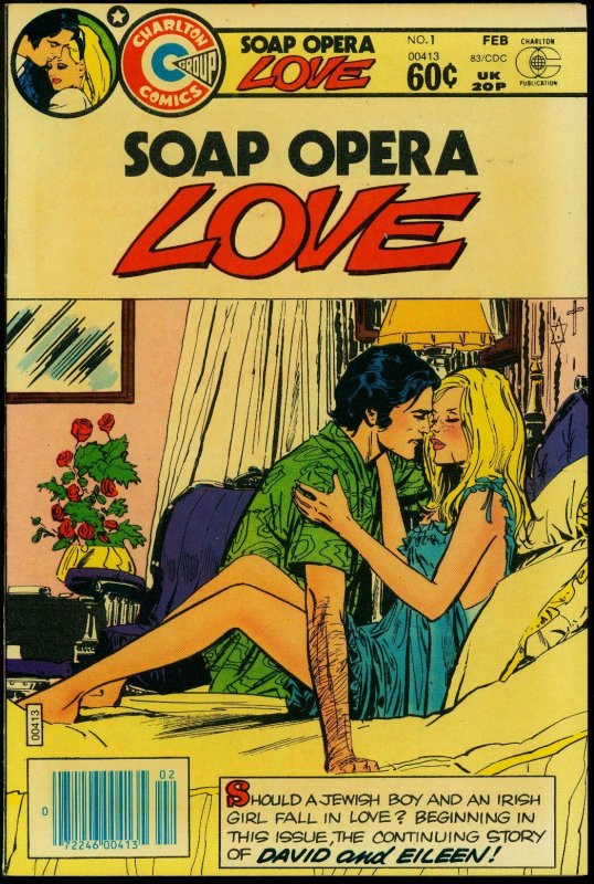 Soap Opera Love #1 1983- Charlton Romance- No comics code seal VF 