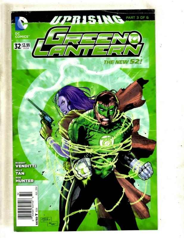 Lot Of 10 Green Lantern DC Comic Books 32 34 35 36 37 38 39 41 42 43 Batman MF16