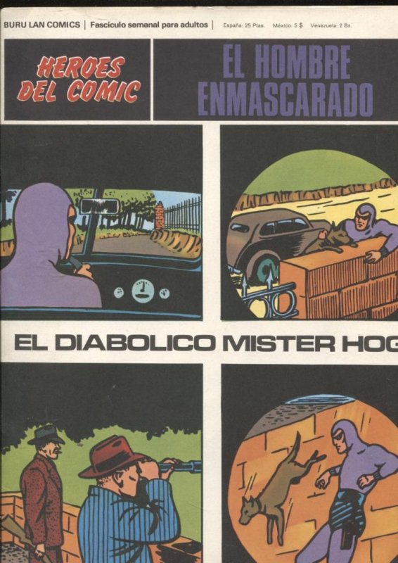 Hombre Enmascarado/Phantom de Burulan SOLO CUBIERTA nº 40: El diabolico mist...