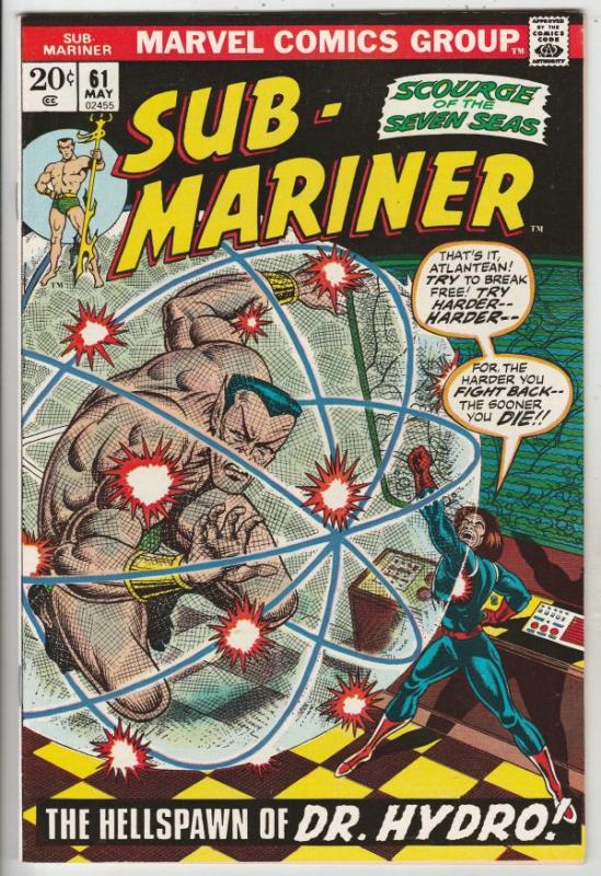 Sub-Mariner #61 (May-73) NM/NM- High-Grade Sub-Mariner (Prince Namor)