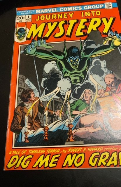 Journey Into Mystery # 1, 1st Jim Starlin Death (Marvel 1972)