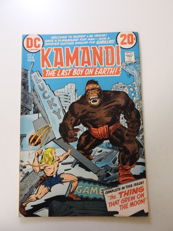 Kamandi, The Last Boy on Earth #3 (1973) VF condition