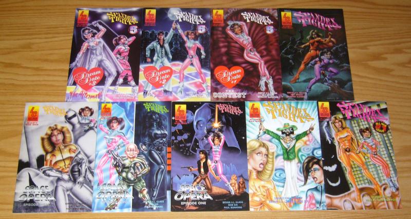 Spandex Tights vol. 2 #1-9 VF/NM complete series - lost cause bad girl comics