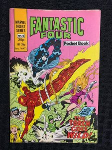 1982 FANTASTIC FOUR Marvel Pocket/Digest #26 FN- 5.5 Torch Goes Wild / Inhumans