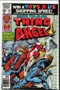 Marvel Two-in-One #68 Newsstand Edition (1980) Angel