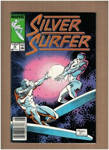 Silver Surfer #14 Newsstand Marvel Comics 1988 Mike Mignola Cover VF+ 8.5