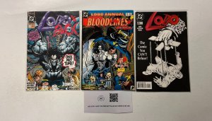 3 DC Comics Lobo 49 Lobo's Back 3 Lobo Annual 1 64 JW15