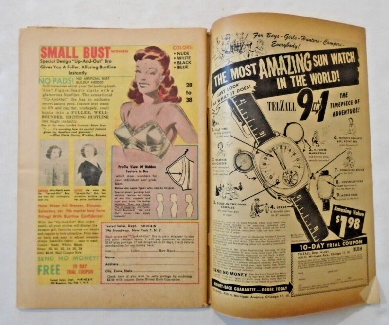 Lovelorn (1950, ACG) #9g; Tigers! Acid in Face!