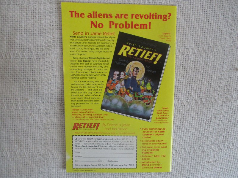 1990 Blood Of Dracula #18 September Apple Comics 7.5 VF-