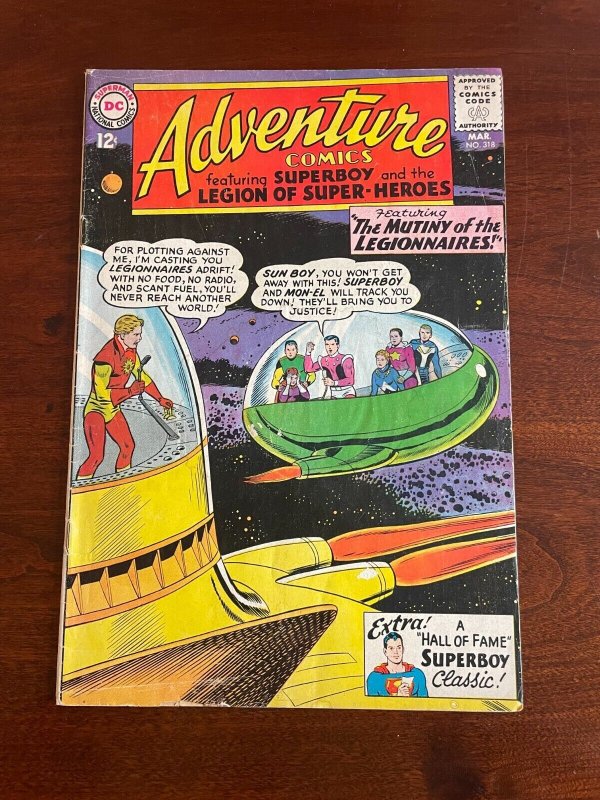 Adventure Comics # 318 FN DC Silver Age Comic Book Bizarro Ben Franklin J999 