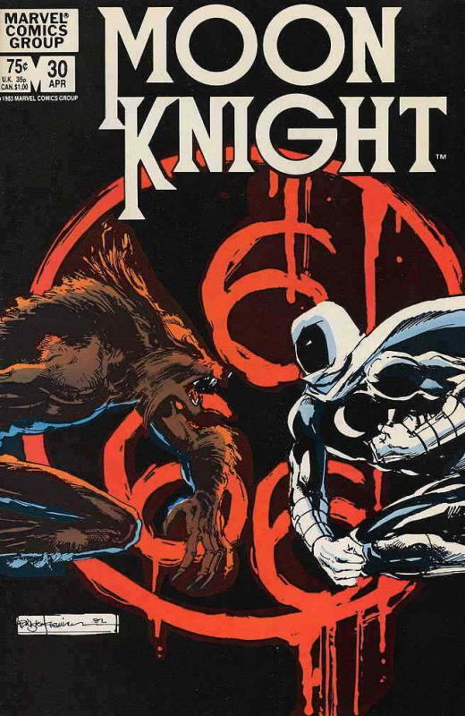 Moon Knight (1st Series) #30 FN; Marvel | save on shipping - details inside