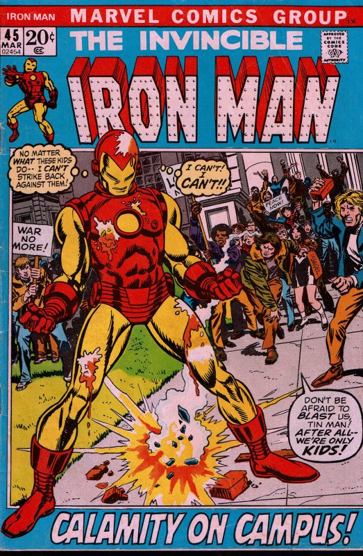 Iron Man #45 - FN - 1st Series - 1972