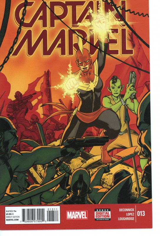 Captain Marvel #13  2015  9.0 (our highest grade)