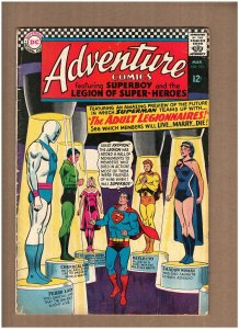 Adventure Comics #354 DC Comics 1967 Superman VG- 3.5