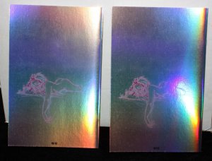 Mandy & Trizia Pin-Up Book Dan Yeagle Kickstarter Holo Covers 2pc 10/12 (9/9.2)