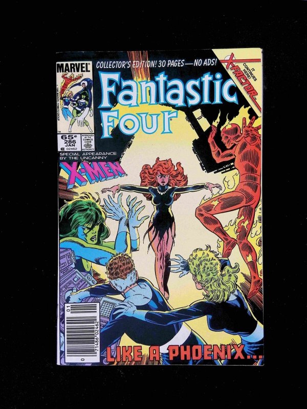 Fantastic Four #286  MARVEL Comics 1986 VF NEWSSTAND