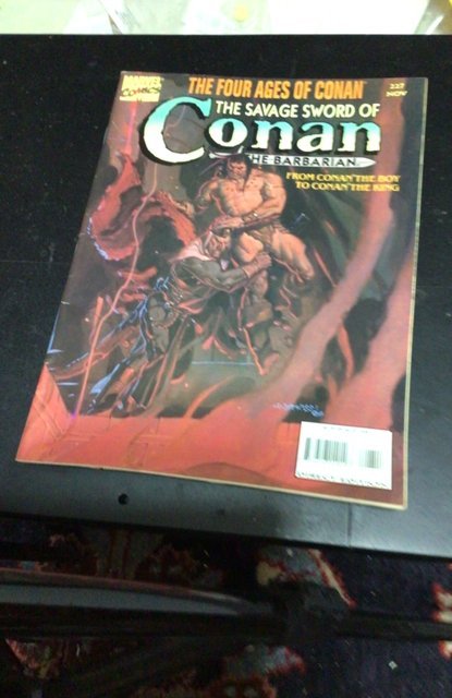 The Savage Sword of Conan #227 (1994) tale of King Conan! High-grade! VF+ Wow