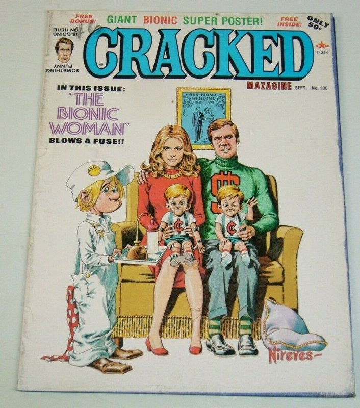 Cracked #135 VG; Globe | low grade comic - save on shipping - details inside