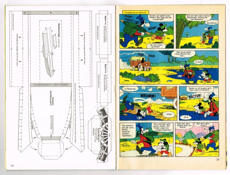 Micky Maus #17 GERMAN Comic 1979 EHAPA