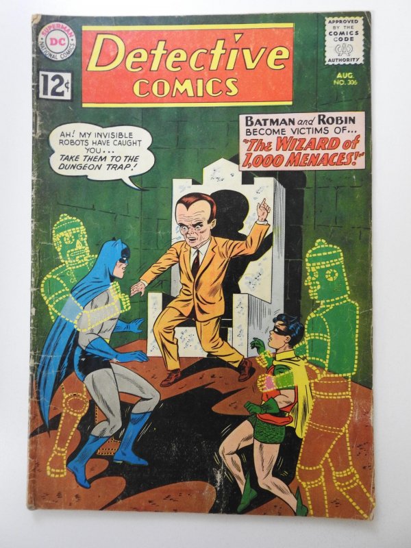 Detective Comics #306 (1962) The Wizard of 1,000 Menaces! VG- Condition!