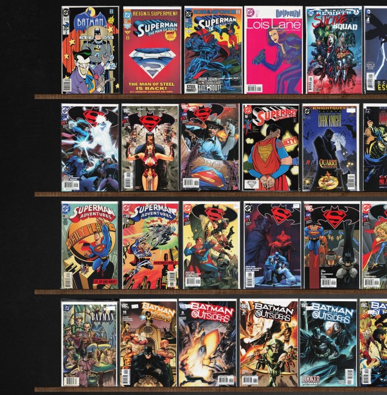 Huge Lot 140+ Comics with Superman / Batman, Batman And Robin, Jla & More!