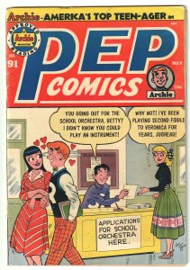 Pep #91 (1952) Archie, Betty, Veronica, Jughead, Katy Keene
