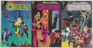 Offcastes #1-3 VF/NM complete series - epic comics  heavy hitters - mike vosburg