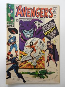 The Avengers #26 (1966) VG- Condition moisture stain