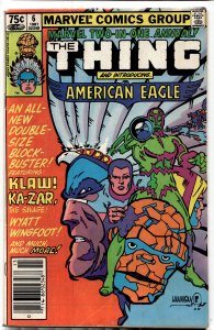 Marvel Two-in-One Annual #6 (1981) American Eagle [Key Issue]