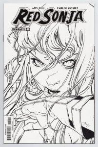 Red Sonja #10 Amy Reeder 1:10 B&W Variant (Dynamite, 2017) NM 