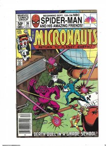 Micronauts #36 Newsstand Edition (1981) b2