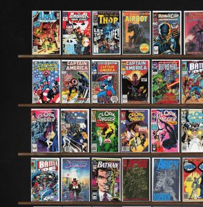 Huge Lot 150+ Comics with Daredevil, Captain America, Robocop, X-Factor & More!