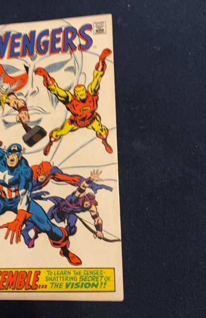 The Avengers #58 (1968) vision origin/Ultron/ high grade