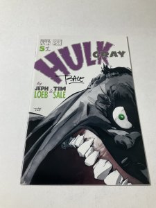 Hulk Gray 5 Nm Near Mint Signed Tim Sale Marvel Comics