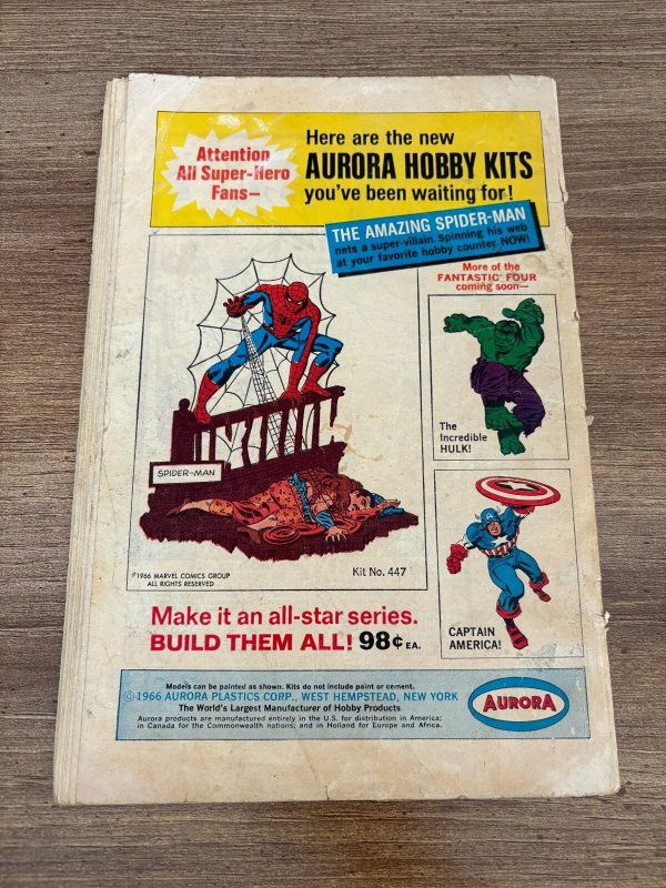 Strange Tales # 154 GD Marvel Silver Age Comic Book Human Torch Strange 17 J345