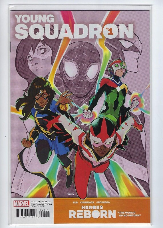 ?Heroes Reborn Young Squadron #1 1st Appearance Of Miles Morales as Falcon {NM}