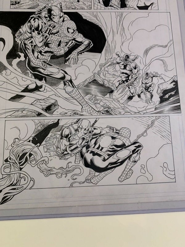 Absolute CARNAGE Deadpool 3 Pg 17 Jack Jadson Spider-man 1/2 Splash Original Art