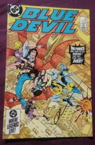 blue devil #10 signed by gary cohn rare dc comics comic book cool vintage sweet!