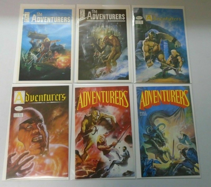 The Adventurers Lot 12 different issues (1986-88) 8.0 VF