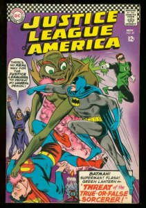 JUSTICE LEAGUE OF AMERICA #49 1966 DC BATMAN SUPERMAN FN