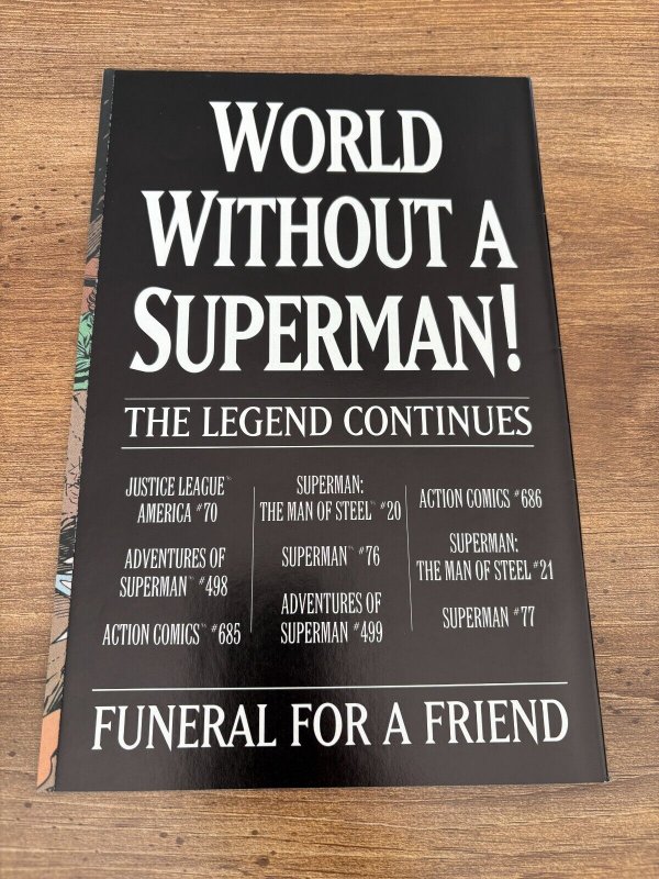 Superman # 75 NM DC Comic Book Death Of Superman Key Issue 2 J273