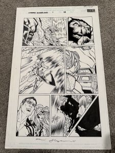 Original art from X-Treme X-Men: Savage Land #1 (2001) Kevin Sharpe