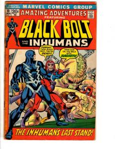 Amazing Adventures # 10 VG Marvel Comic Book Feat. Inhumans Black Widow Bolt RH1