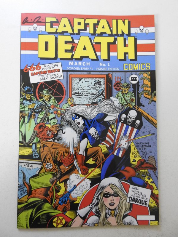 Lady Death: Scorched Earth #1 Homage Edition (2020) NM Condition! Signed W/ COA!