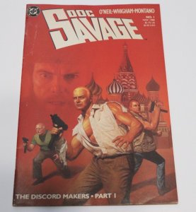 Doc Savage #1 DC 1988 Copper Age Man of Bronze Peterson Cover