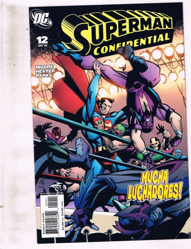 Lot of 5 Superman Confidential DC Comic Books #1 10 11 12 13 BH53