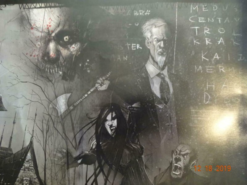 OCTOBER FACTION  Promo Poster, 18 x 24, 2014, IDW Halloween,  Unused 365