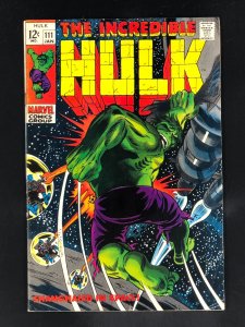 The Incredible Hulk #111 (1968) 1st Appearance of Galaxy Master