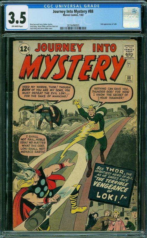 Journey into Mystery #88 (1963) CGC 3.5