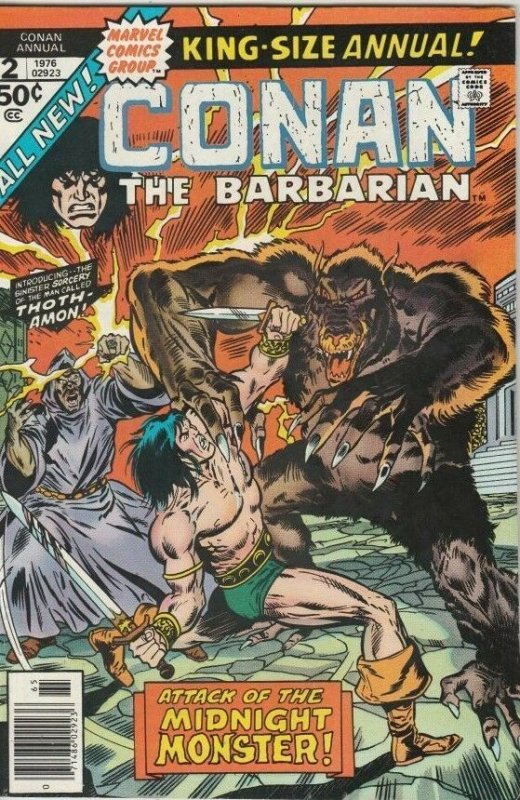 Conan the Barbarian King-Size # 2 Strict NM- Artist John Buscema